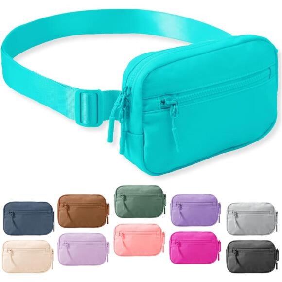 Handbags - Essential Belt Bag with Long Strap Water Blue